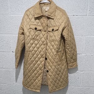 MICHAEL Michael Kors Quilted Beige Jacket